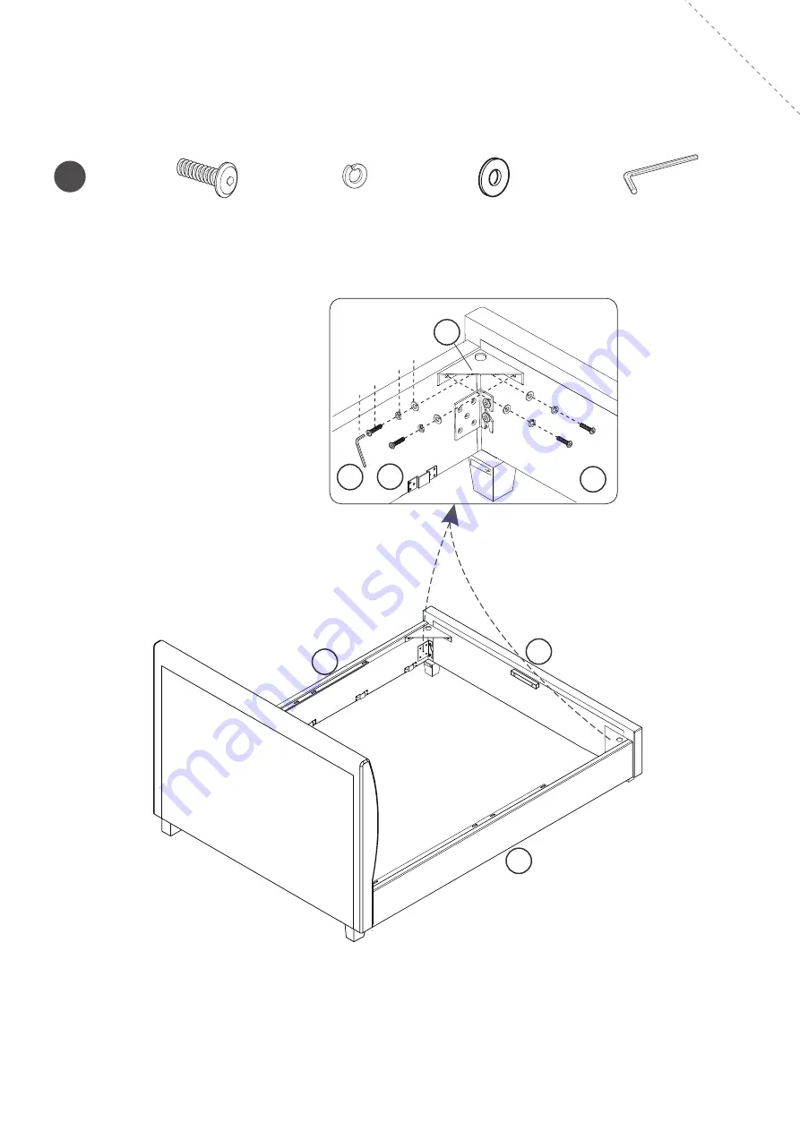 feather&black Lymington Ottoman Bed Double Quick Start Manual Download Page 8