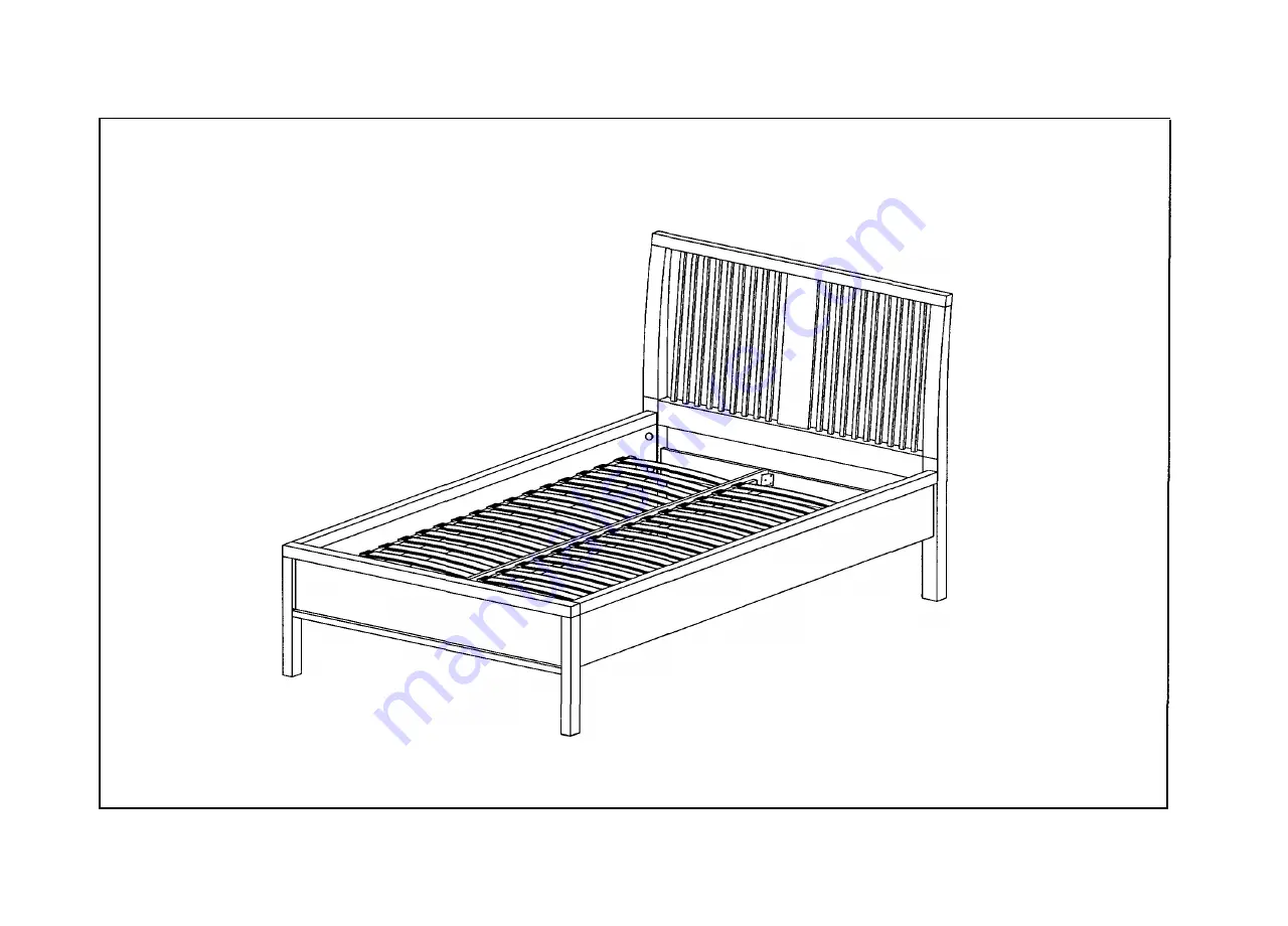 feather&black Mala Double Bed Assembly Instructions Download Page 4