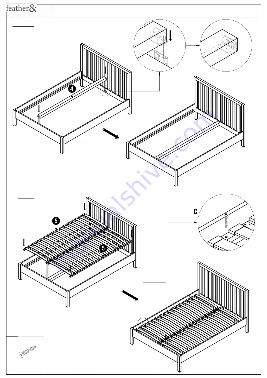 feather&black Radley Bed Скачать руководство пользователя страница 3