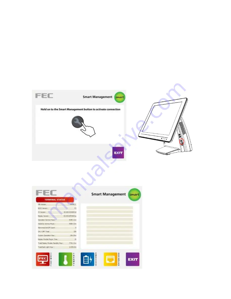 FEC AerPOS AP-3617 System Manual Download Page 44