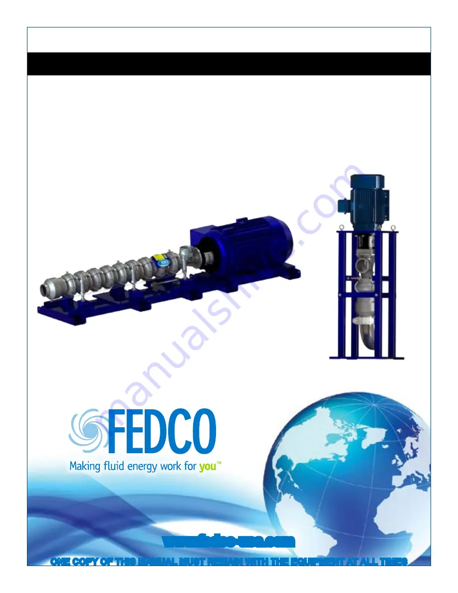 FEDCO MSD-160 Installation & Operation Manual Download Page 1