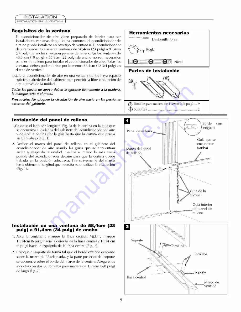 Fedders 23-23-0335N-007 s Installation & Operation Manual Download Page 10