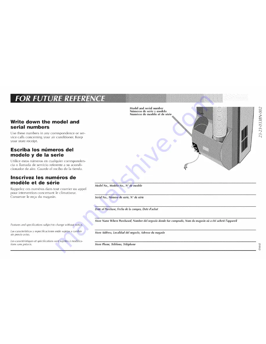 Fedders 23-23-0338N-002 s Скачать руководство пользователя страница 36