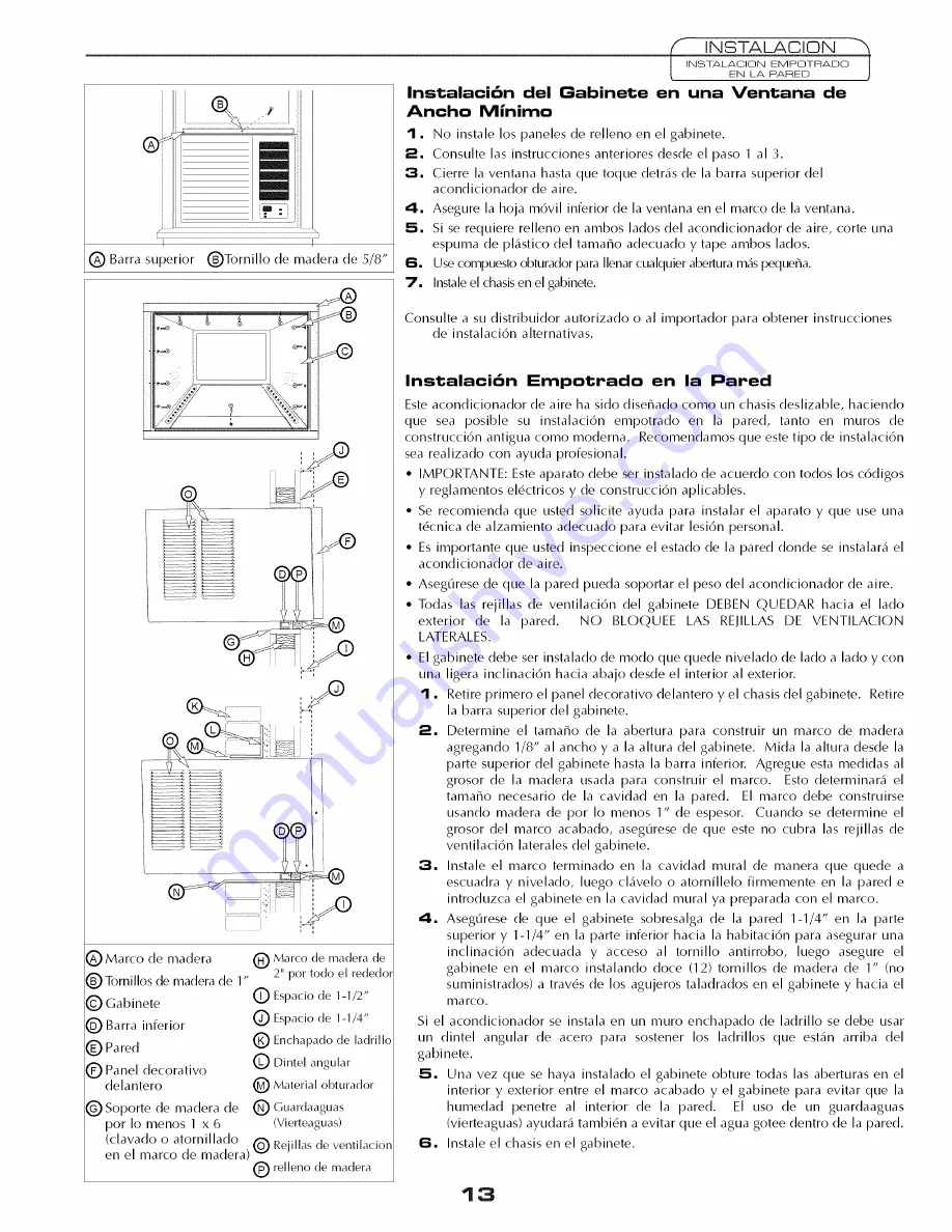 Fedders 23-23-0355N-003 s Скачать руководство пользователя страница 13