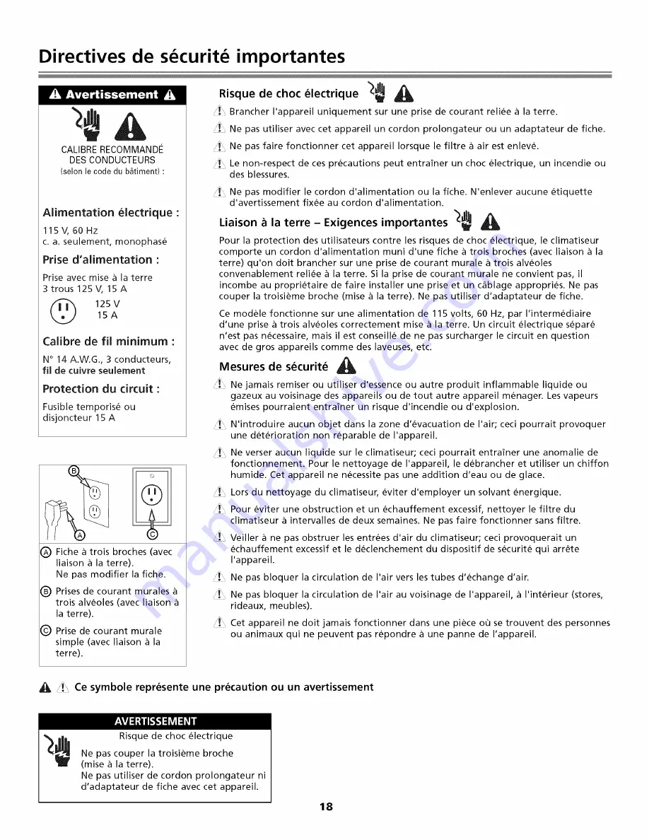 Fedders 23-23-0389N-002 s Installation & Operation Manual Download Page 18