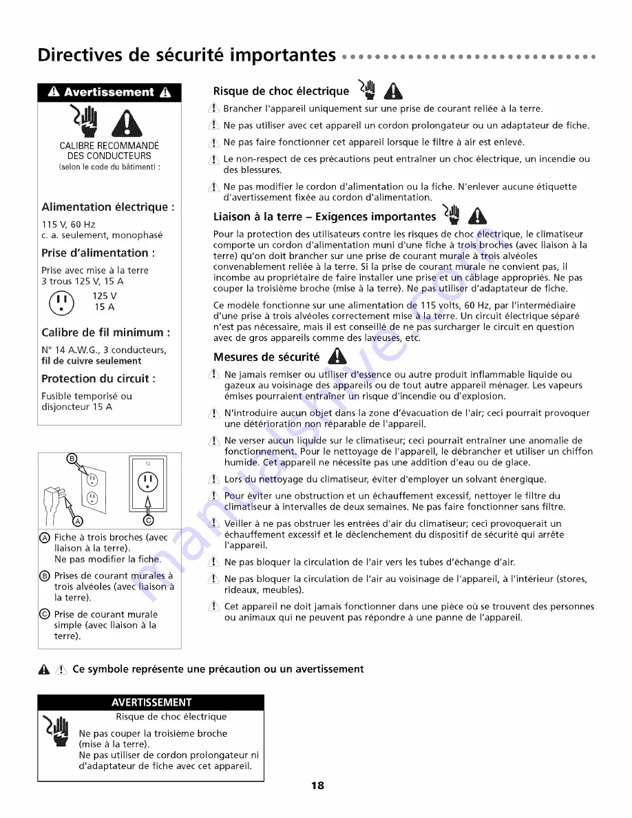 Fedders MEP09D2BC0B Installation & Operation Manual Download Page 18