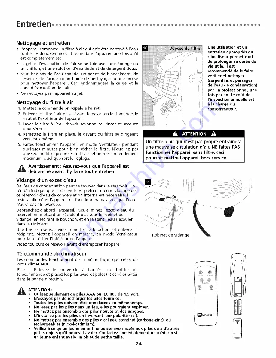 Fedders MEP09D2BC0B Installation & Operation Manual Download Page 24