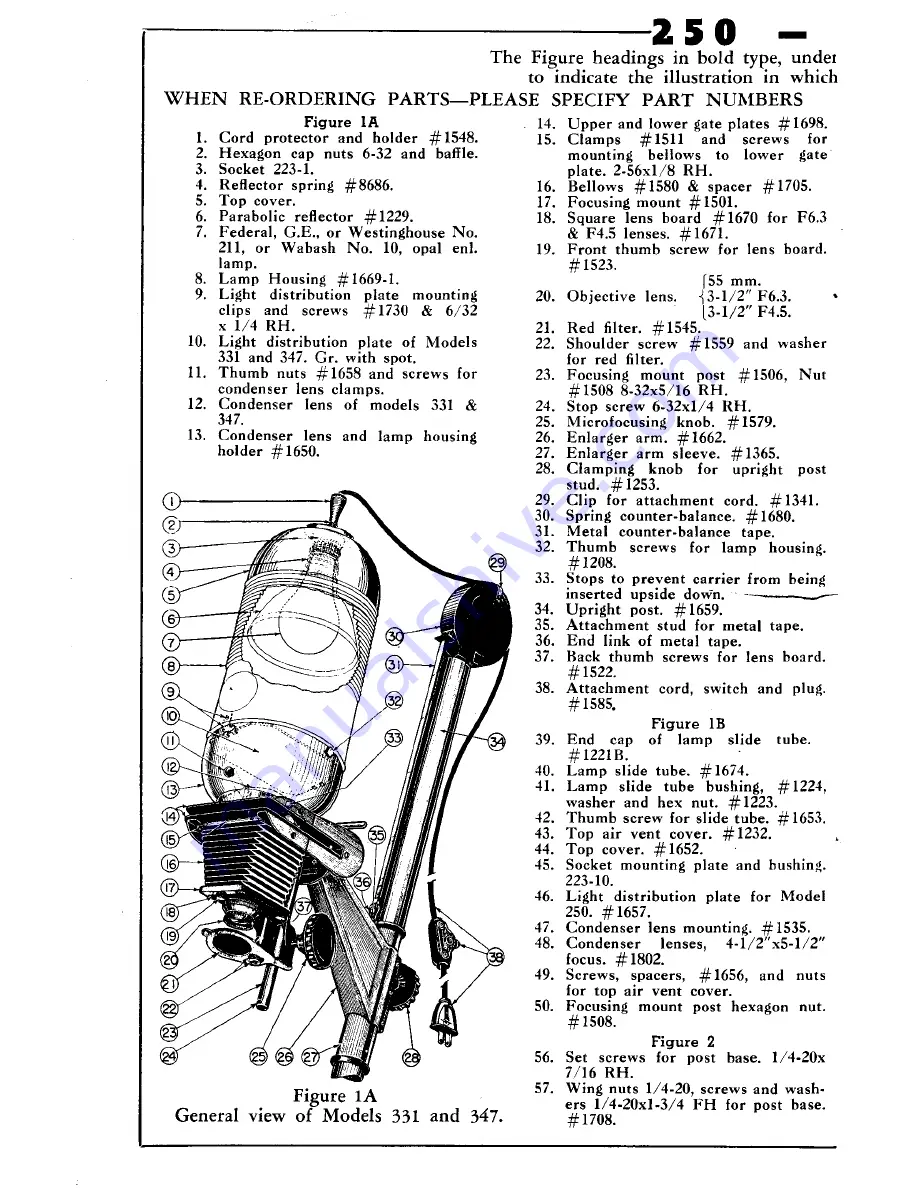 Federal Manufacturing & Engineering Corp. 250 Instructions Manual Download Page 2