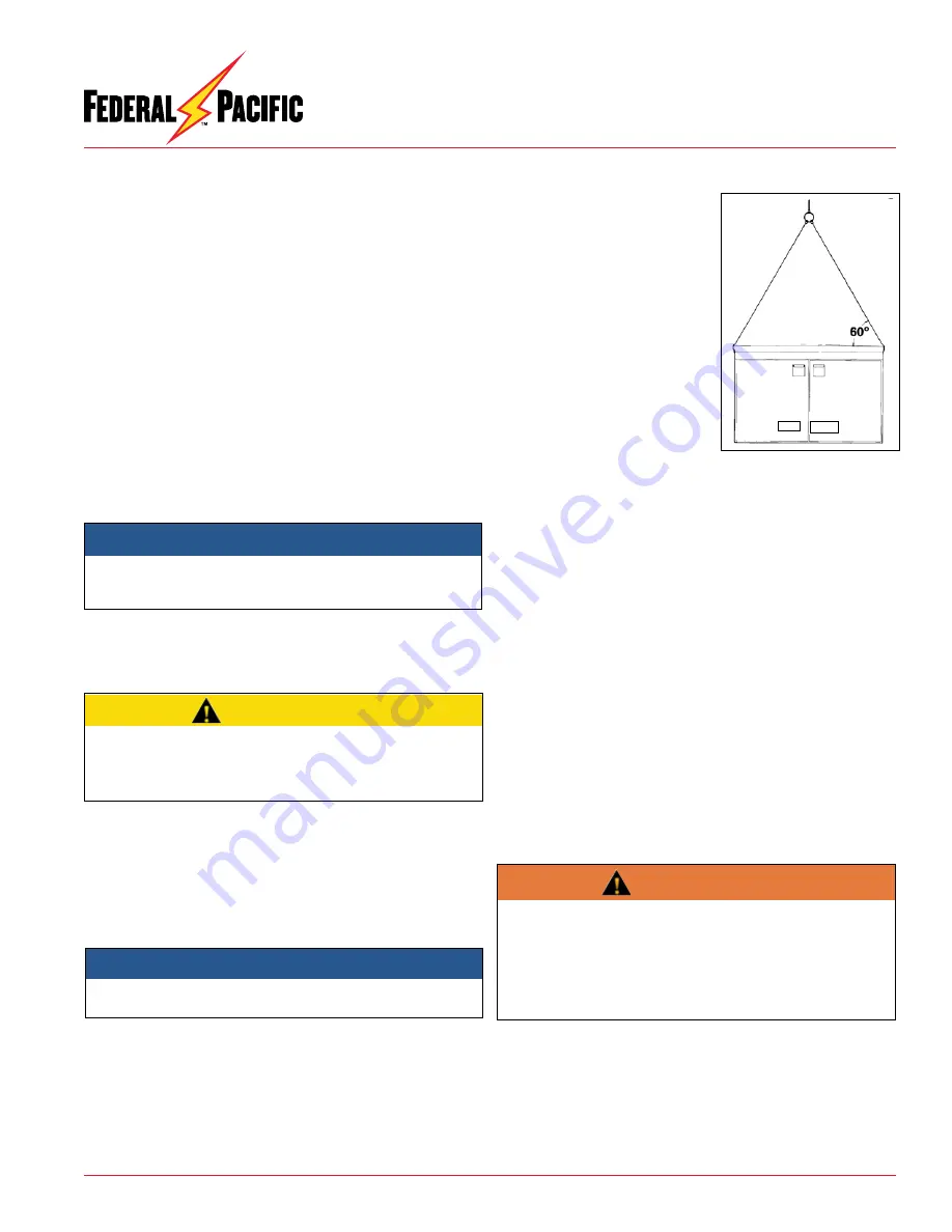 FEDERAL PACIFIC PMDF Series Скачать руководство пользователя страница 3