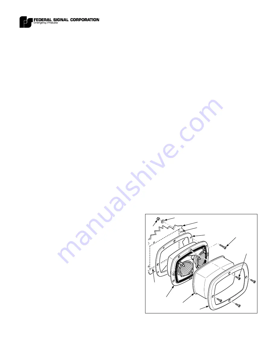 Federal Signal Corporation GHSCENE Instruction Sheet Download Page 1