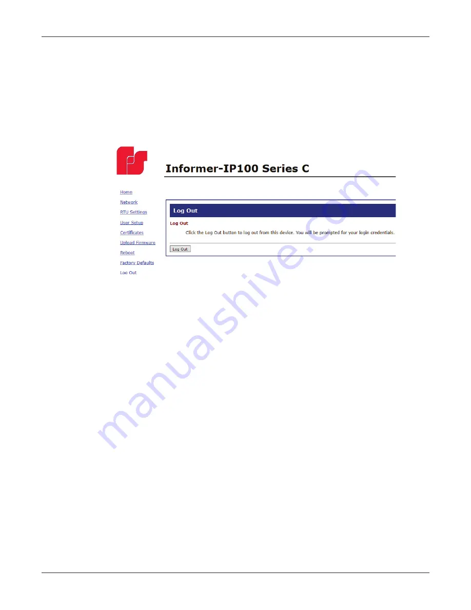 Federal Signal Corporation Informer-IP C Series Setup, Program, And User Manual Download Page 34