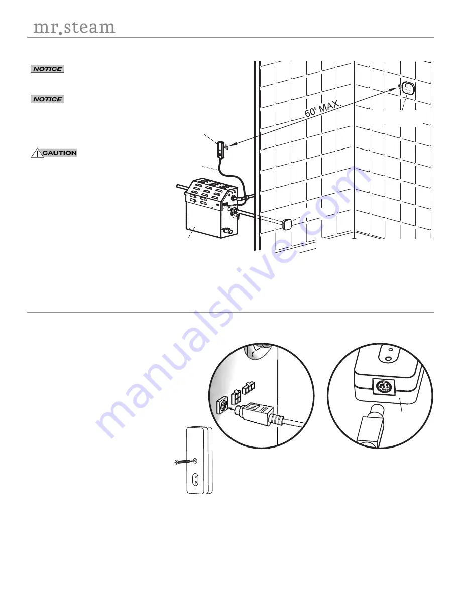 Feel Good mr. steam AirButler Installation, Operation & Maintenance Manual Download Page 5