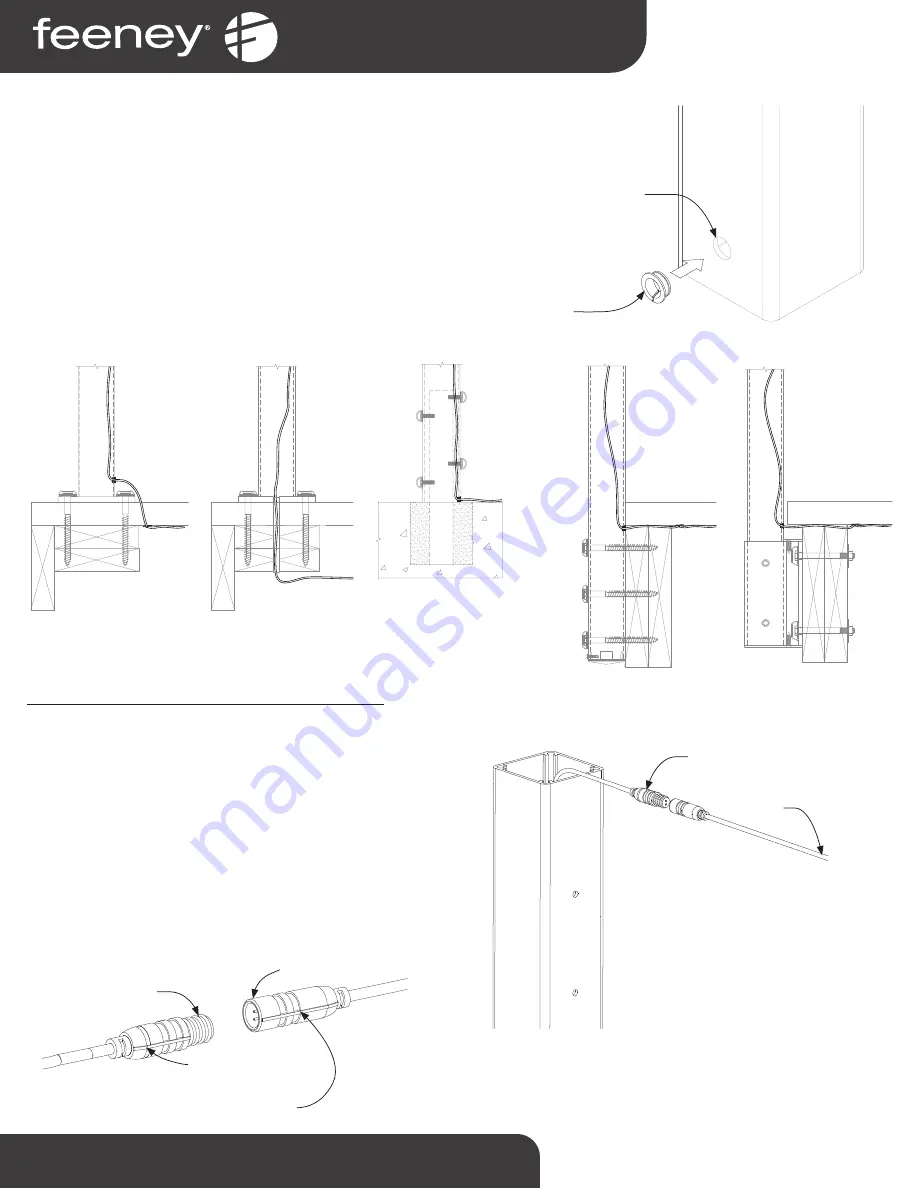 Feeney DesignRail LED 40W-DK Installation Instructions Manual Download Page 4