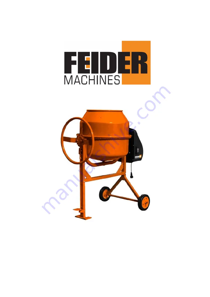 Feider Machines FBTE120L Скачать руководство пользователя страница 1