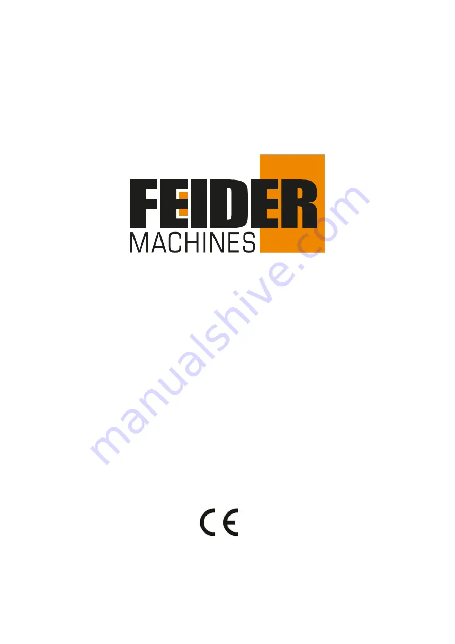 Feider Machines FHNVM1200 Скачать руководство пользователя страница 20