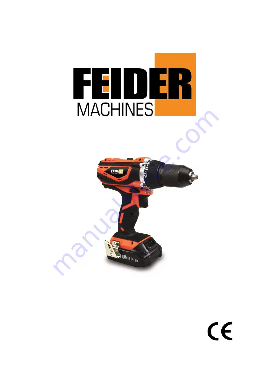 Feider Machines FPV20V2B2B Скачать руководство пользователя страница 1