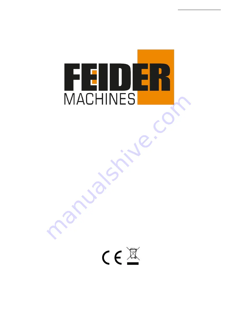 Feider Machines FPVSS18V4IN1 User Manual Download Page 22