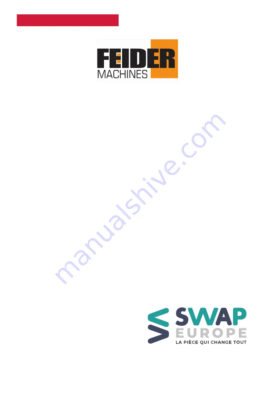 Feider Machines FSM400BMC Instruction Manual Download Page 12