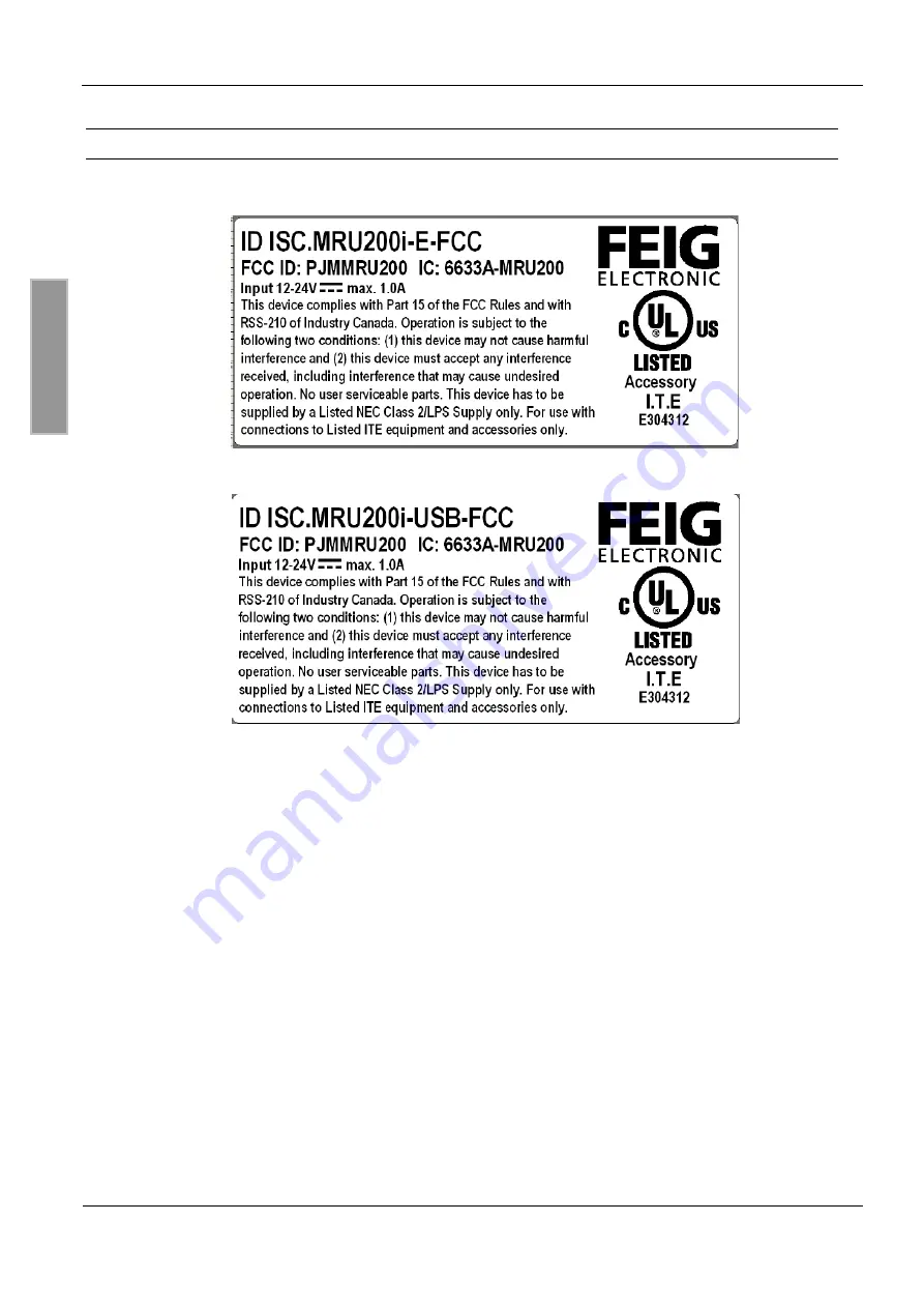 Feig Electronic OBID i-scan ID ISC.MRU200i Скачать руководство пользователя страница 52