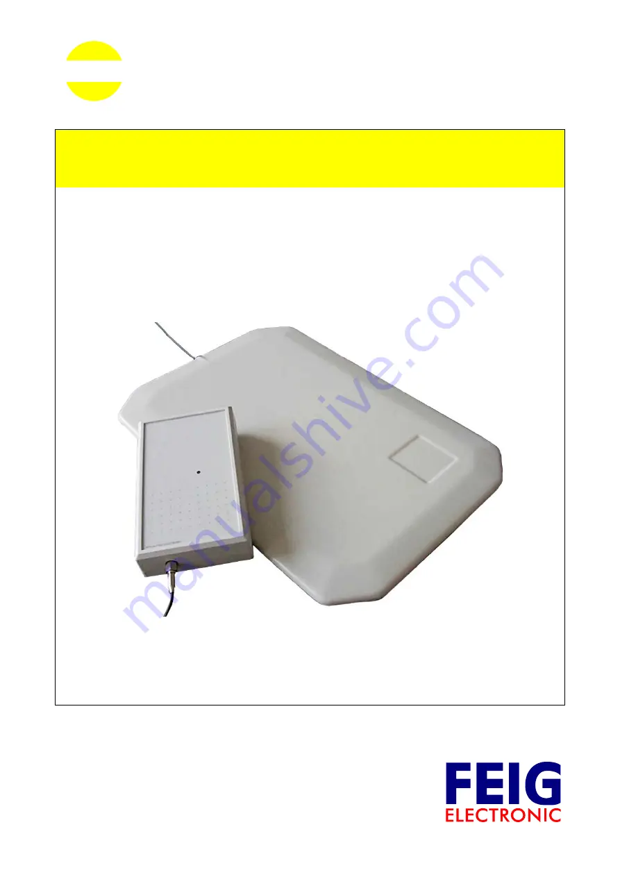 Feig Electronic OBID ID ISC.ANT340/240-A Скачать руководство пользователя страница 1