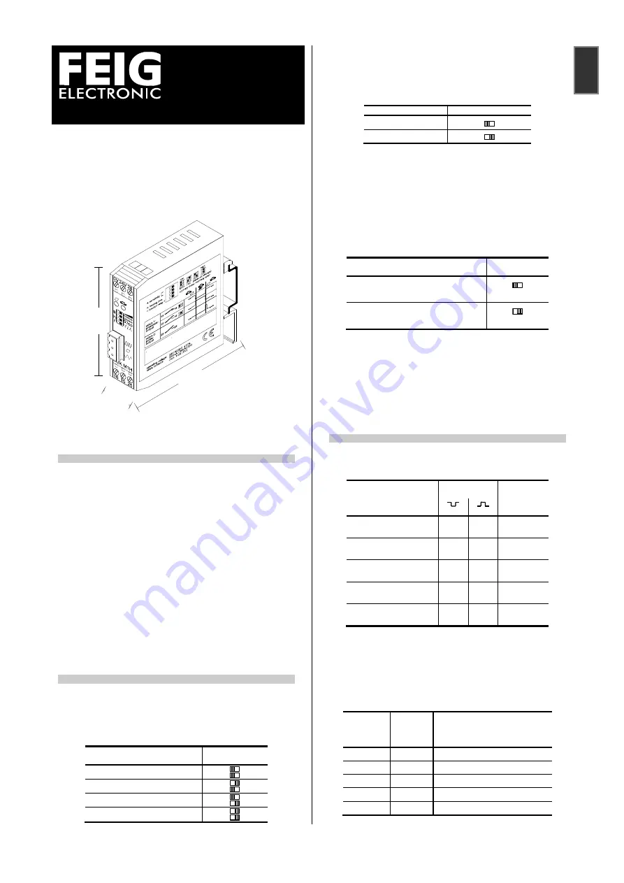 Feig Electronic VEK M1H Скачать руководство пользователя страница 11