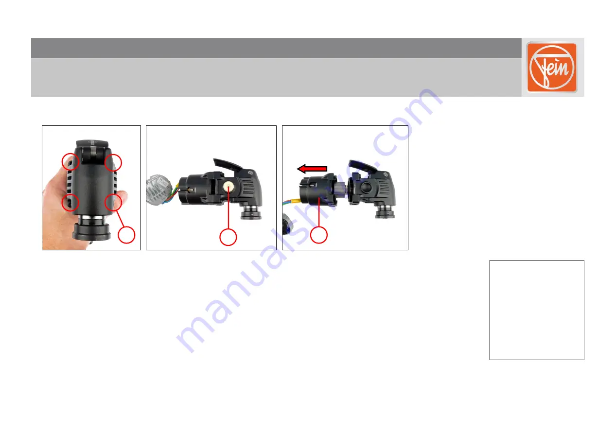 Fein AFSC 1.7Q Repair Instructions Download Page 10