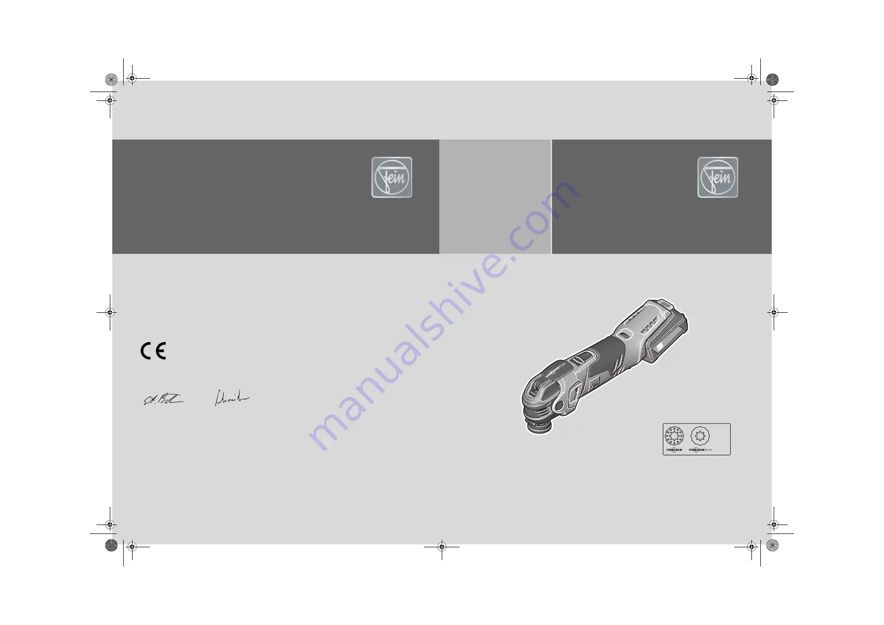 Fein AMM 300 Plus Series Manual Download Page 1