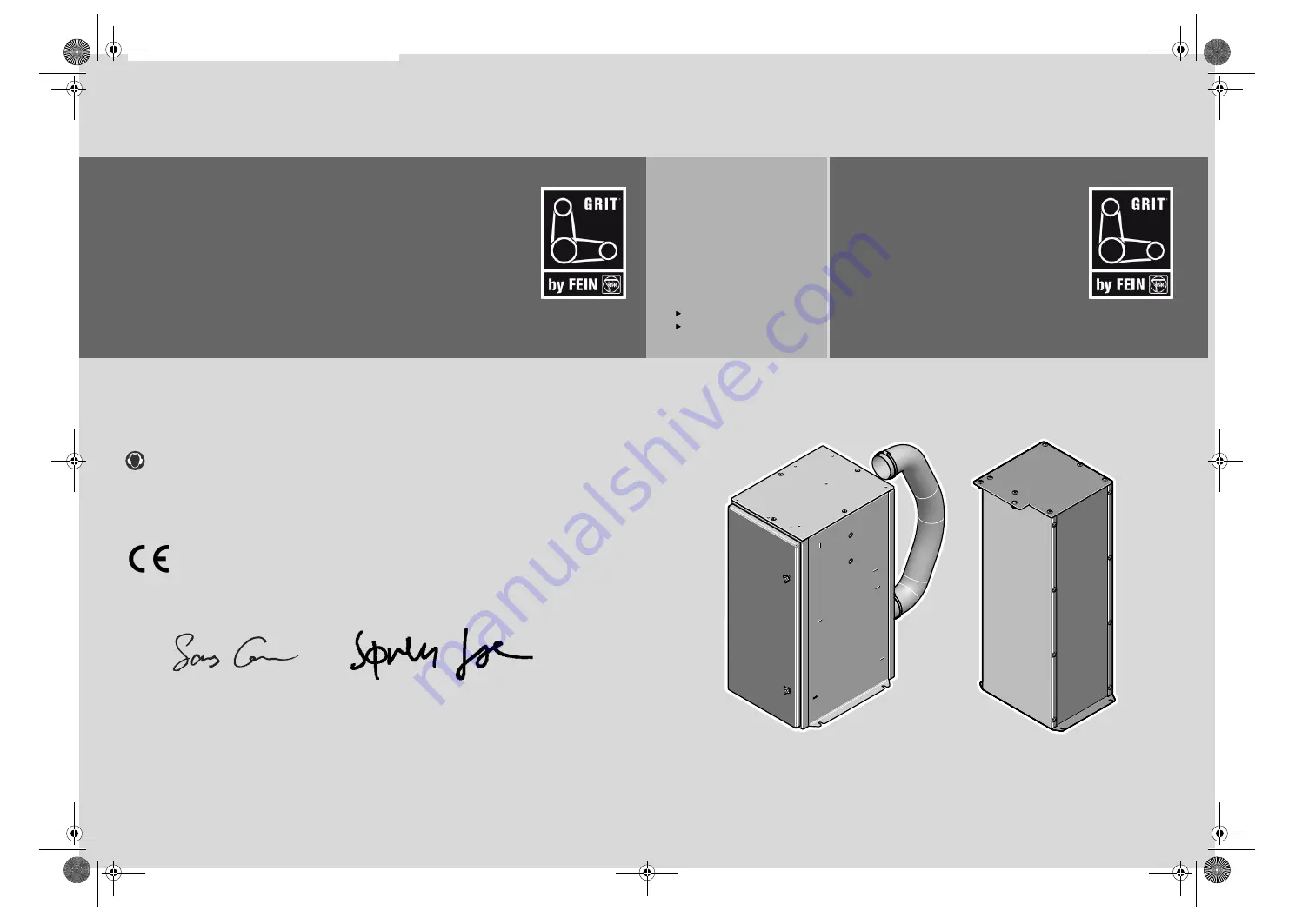 Fein GRIT GIXBE Instruction Manual Download Page 1