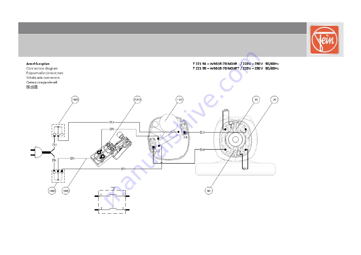 Fein WSG 11 R Repair Instructions Download Page 54