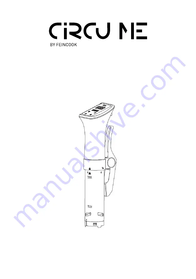 Feincook CIRCU ME SV800 Instruction Manual Download Page 1