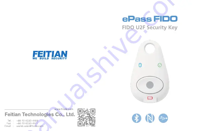 FEITIAN ePass FIDO U2F Authentication Manual Download Page 1