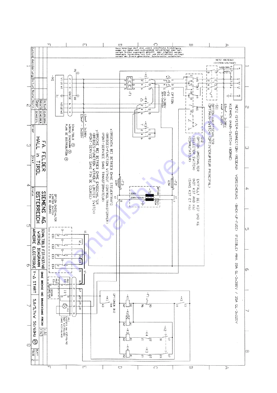 Felder AD 6-31 Operating Manual Download Page 86