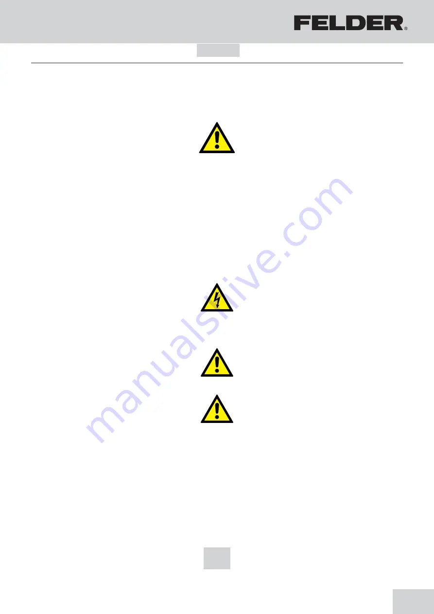 Felder AF 12 Operating Manual Download Page 37