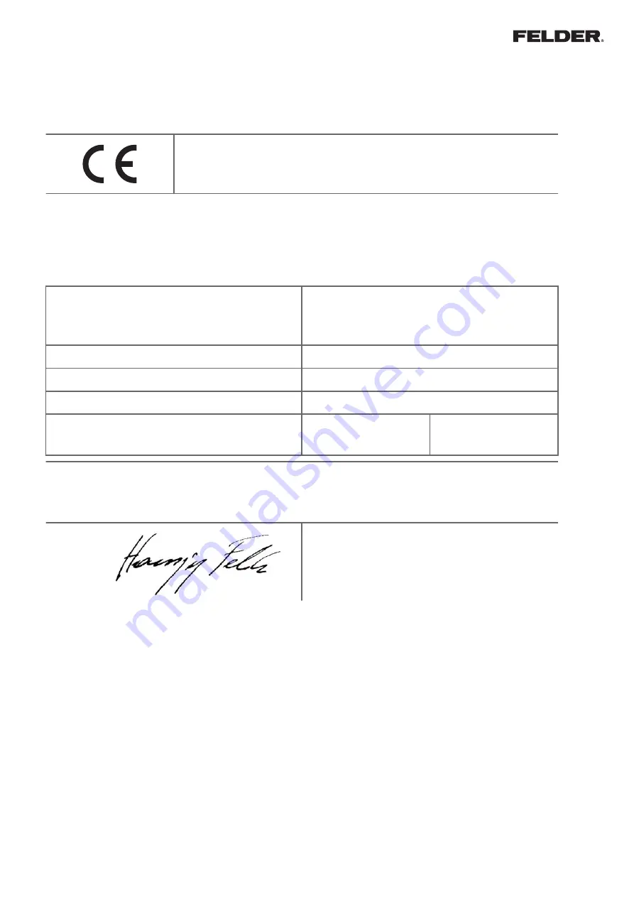 Felder FS 700 K Translation Of The Original Operating Instructions Download Page 18