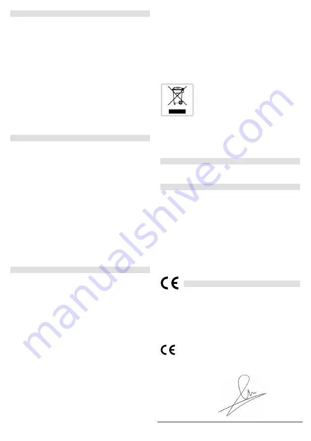 Felisatti AGF110/1010E Operating Instructions Manual Download Page 15