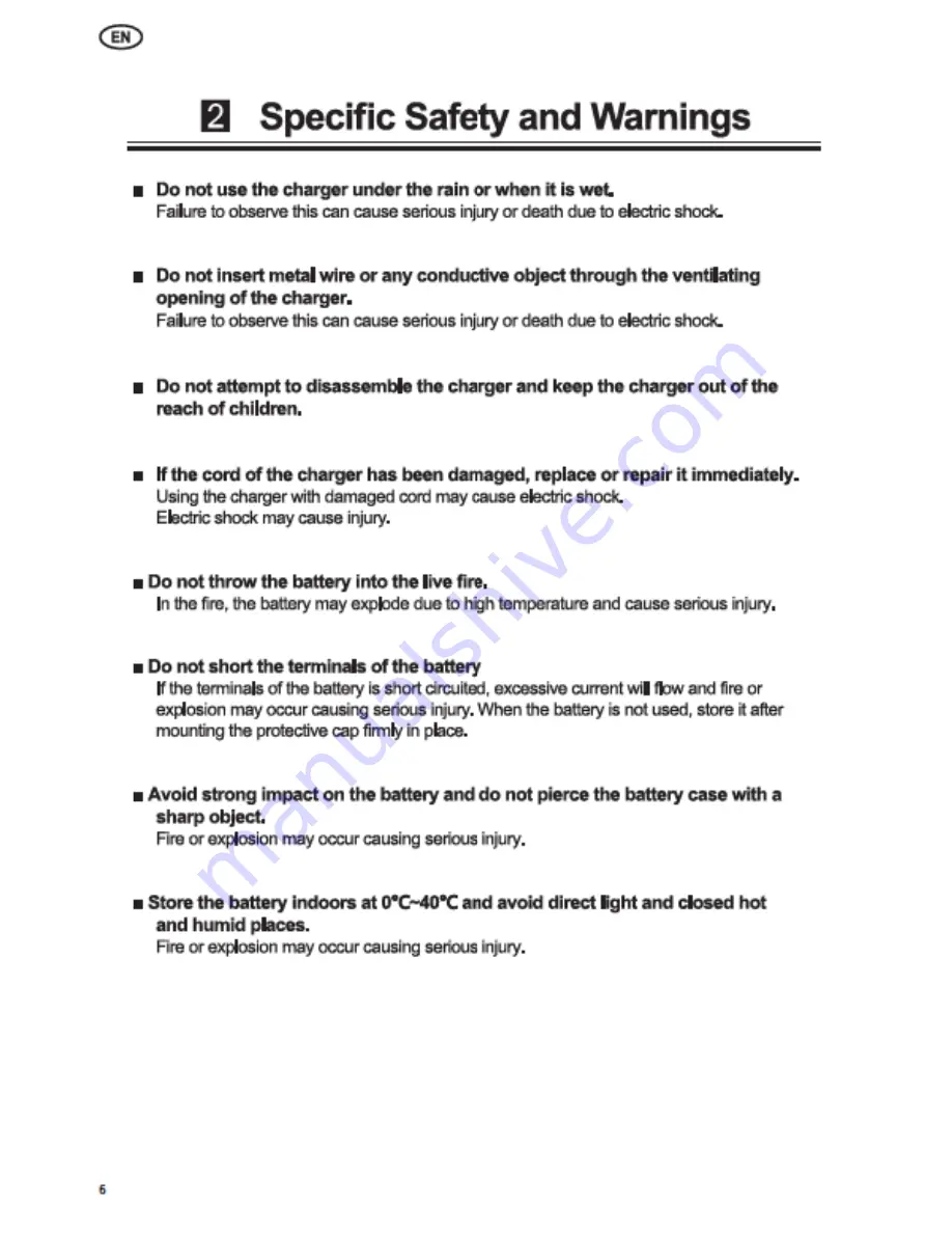 Felisatti DC13/14,4L2 Original Instruction Manual Download Page 6