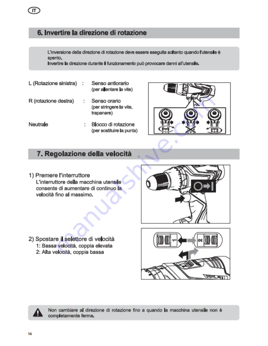 Felisatti DC13/14,4L2 Original Instruction Manual Download Page 86