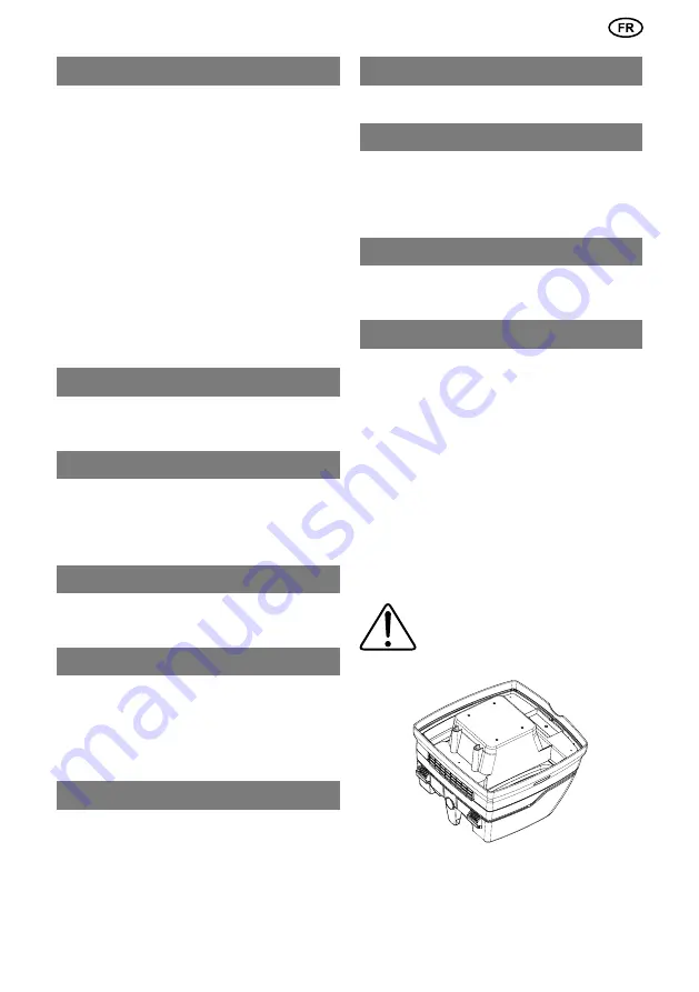 Felisatti VC25/1400 Operating Instructions Manual Download Page 16