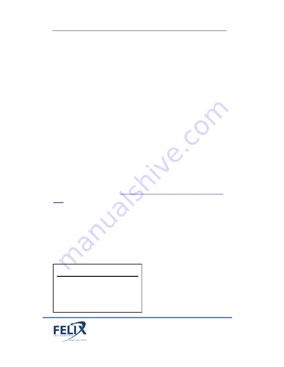 Felix Instruments F-920 Instruction Manual Download Page 7