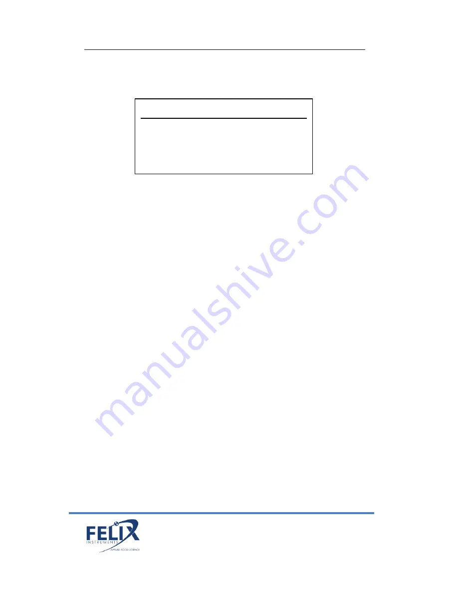 Felix Instruments F-920 Instruction Manual Download Page 19