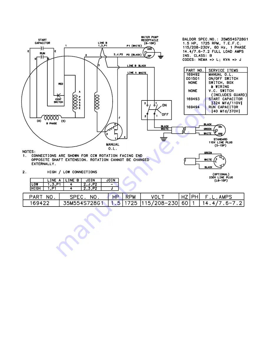 Felker TILE MASTER Operating Instructions And Parts List Manual Download Page 42