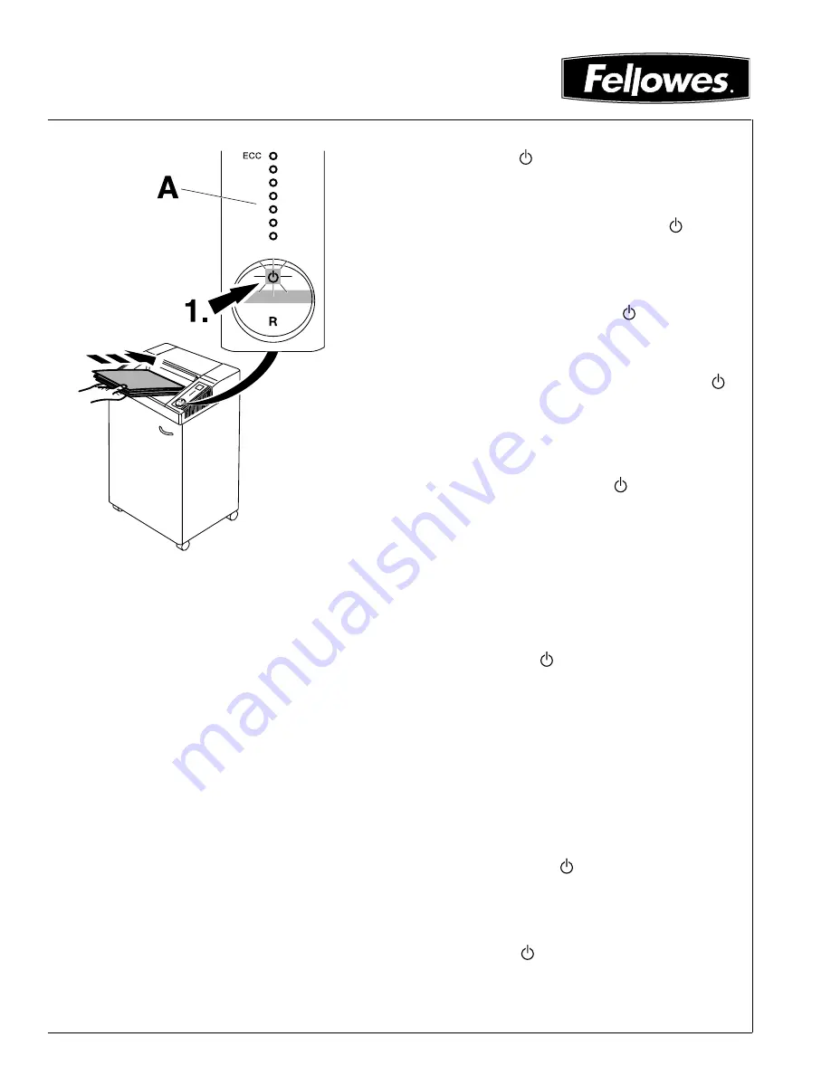 Fellowes 2326C Operating Instructions Manual Download Page 11