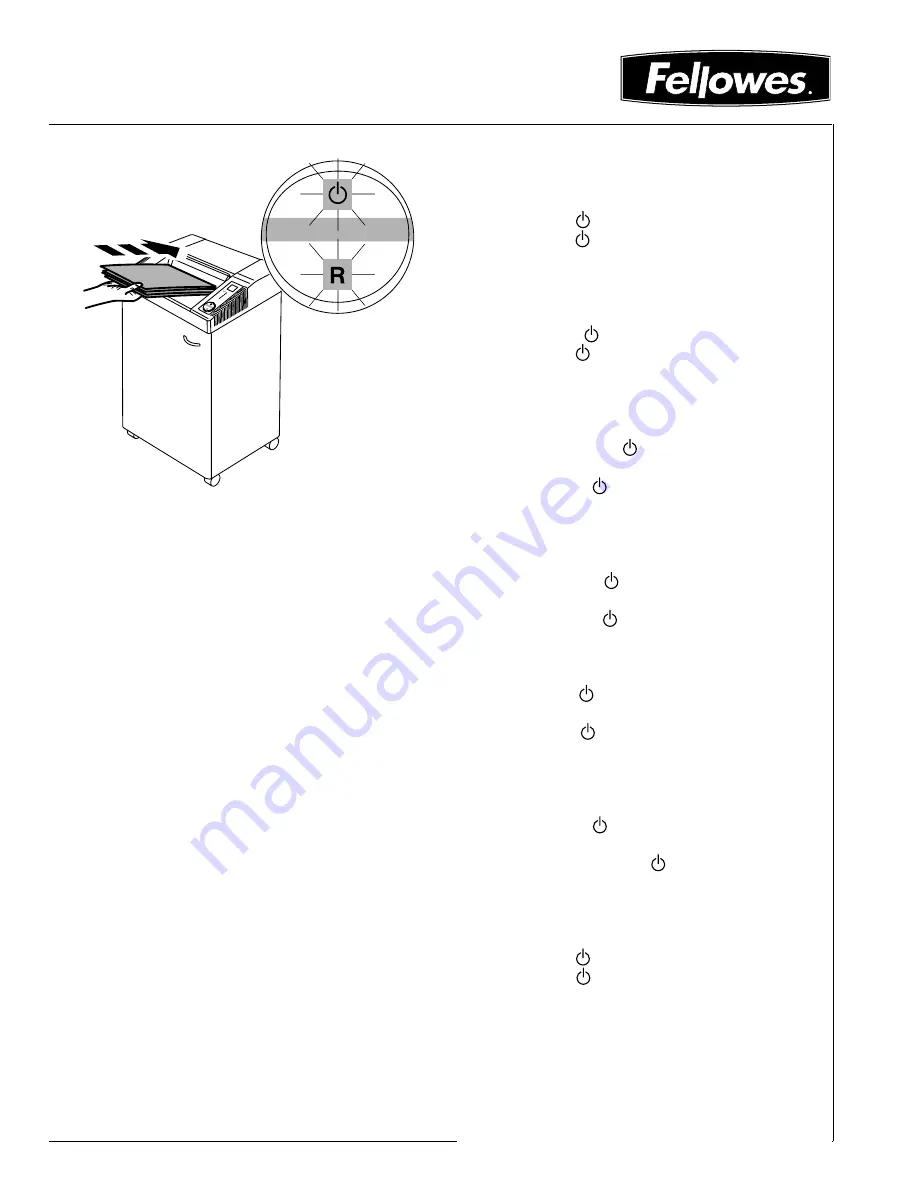 Fellowes 2326C Operating Instructions Manual Download Page 27