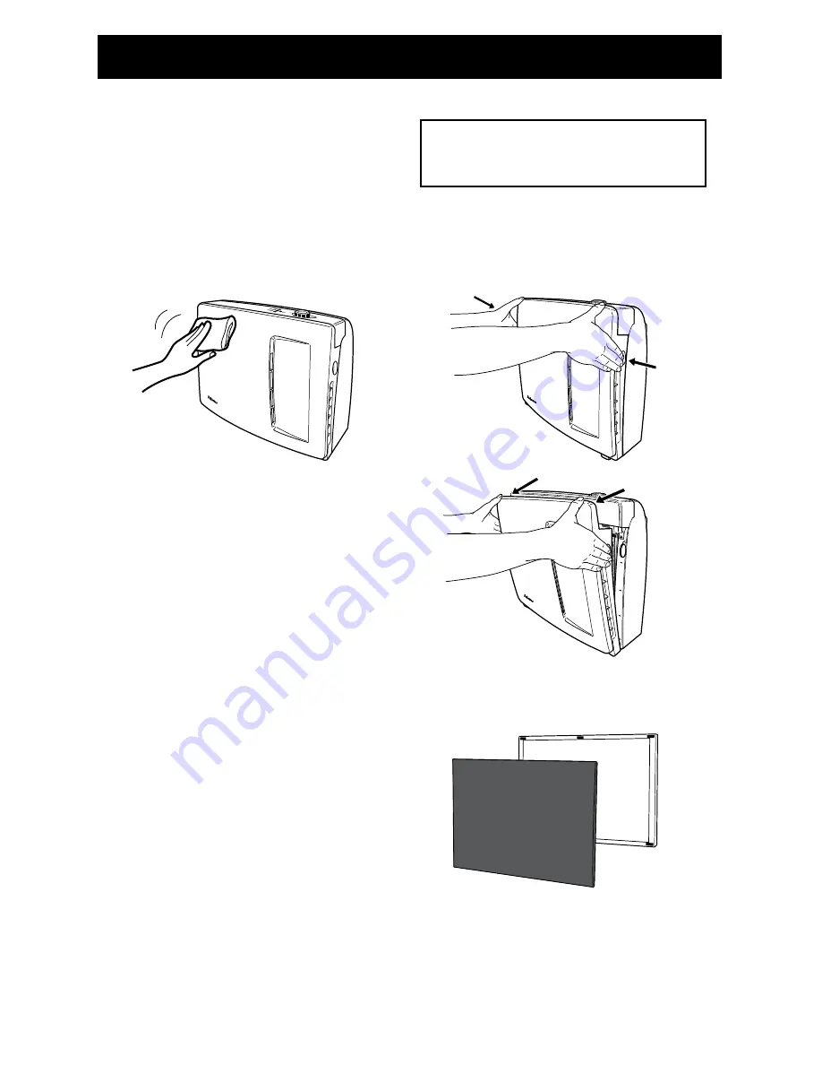 Fellowes AeraMax Pet PT65 Operator'S Manual Download Page 9