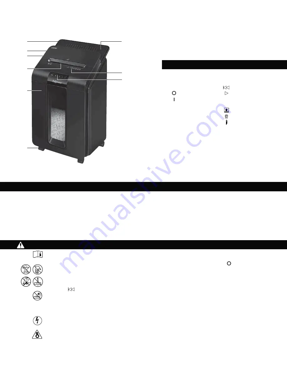 Fellowes AutoMax 100M Quick Start Manual Download Page 38