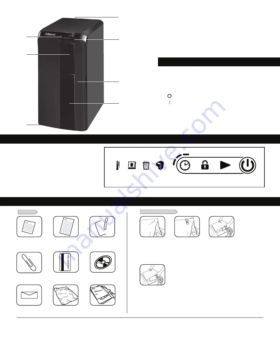 Fellowes AutoMax 300CL Manual Download Page 2