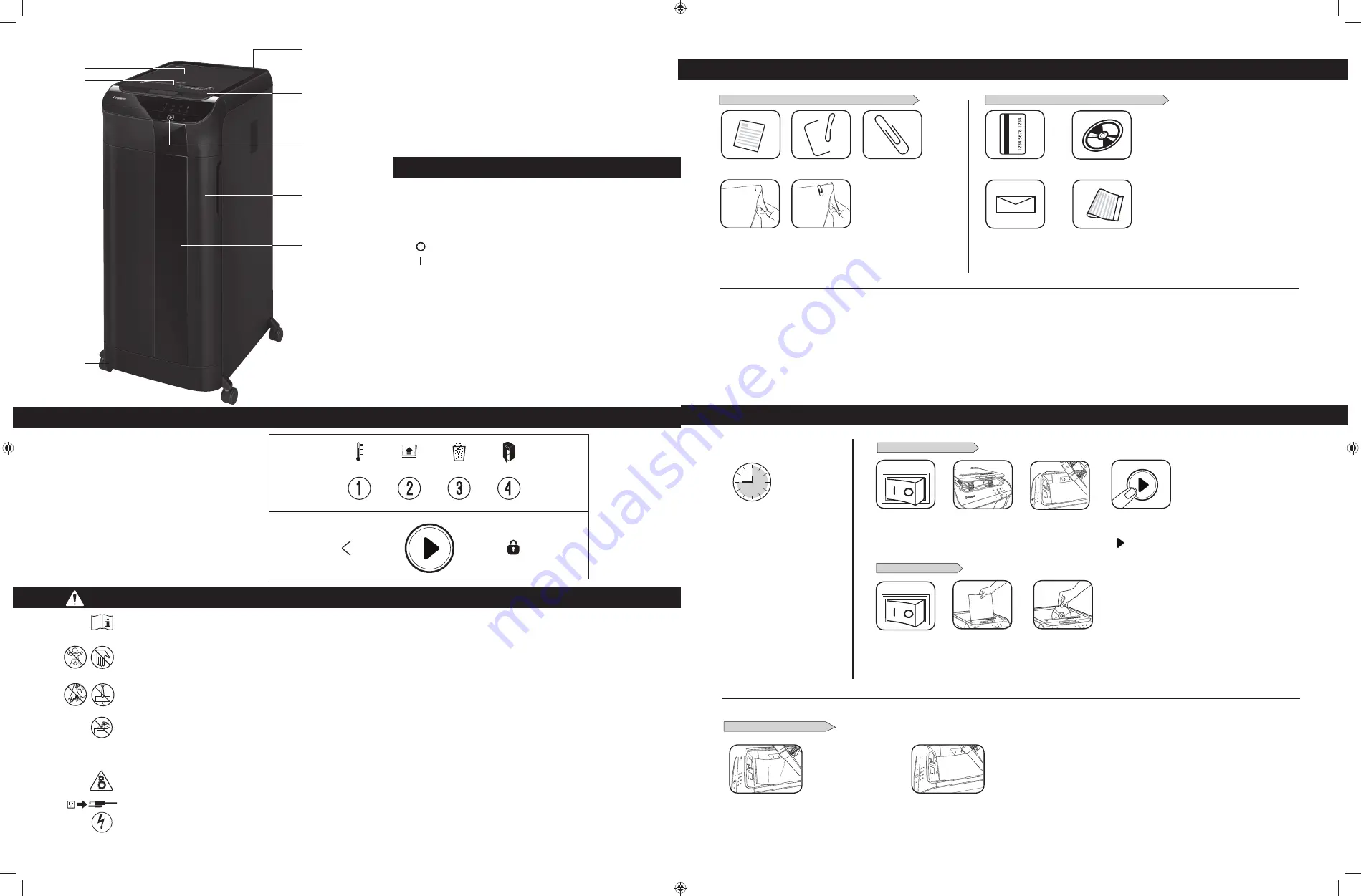 Fellowes AutoMax 550C Скачать руководство пользователя страница 4