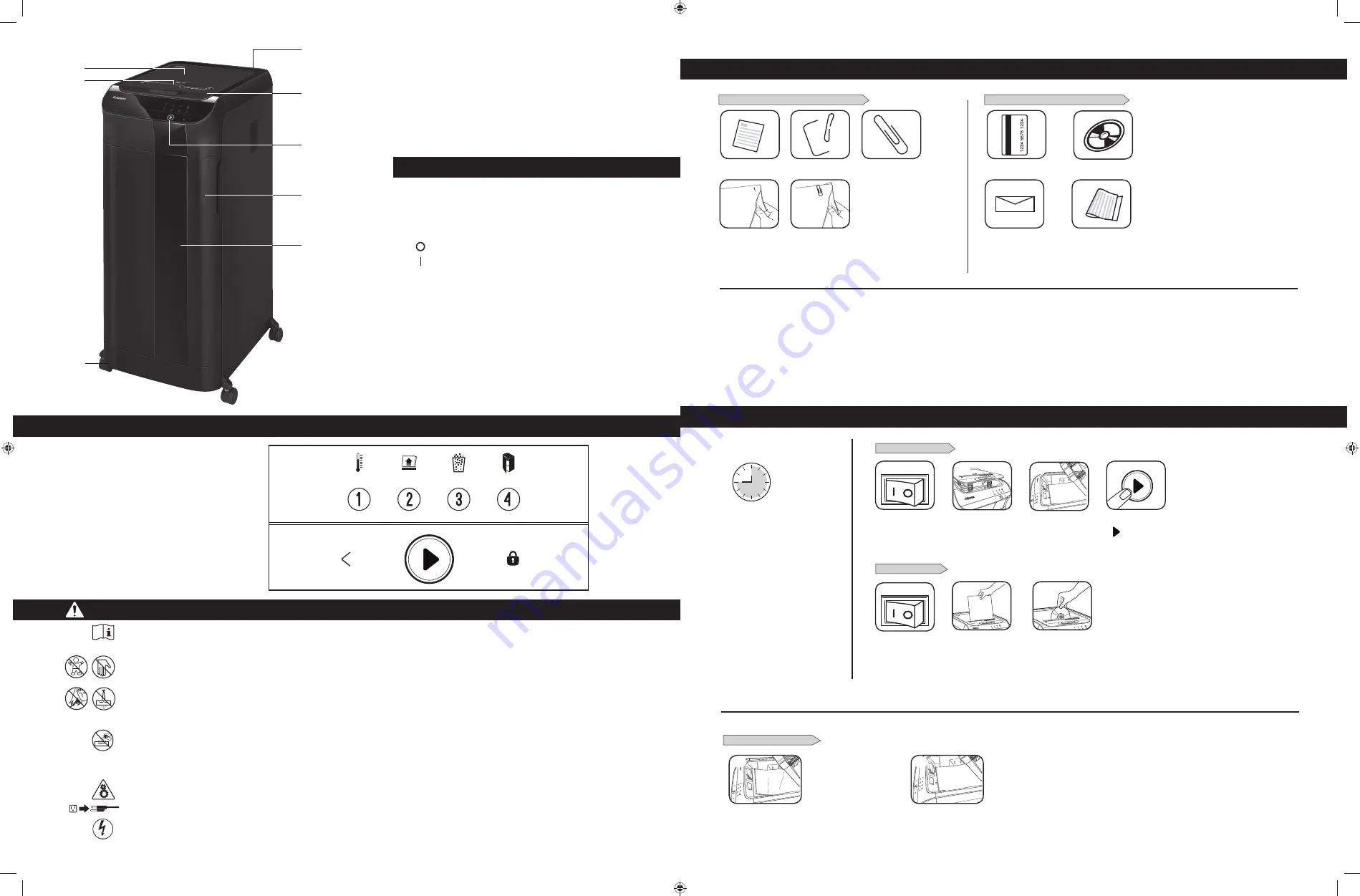 Fellowes AutoMax 550C Manual Download Page 12