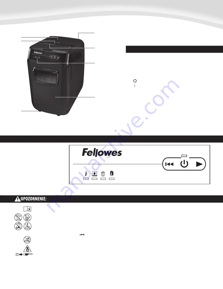 Fellowes AutoMax AutoMax 130C Скачать руководство пользователя страница 62