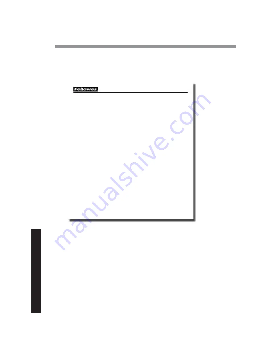 Fellowes DM8C Owner'S Manual Download Page 13